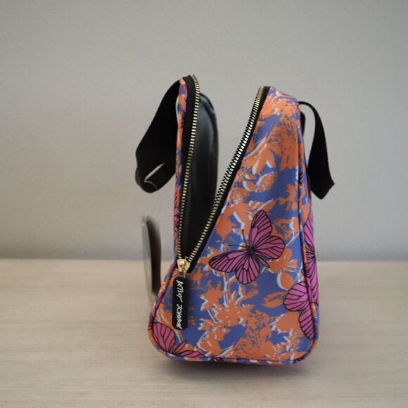 Betsey Johnson TBJ-1286 Butterfly Insulated Lunch Tote W/Mesh Pouch - Picture 4 of 6